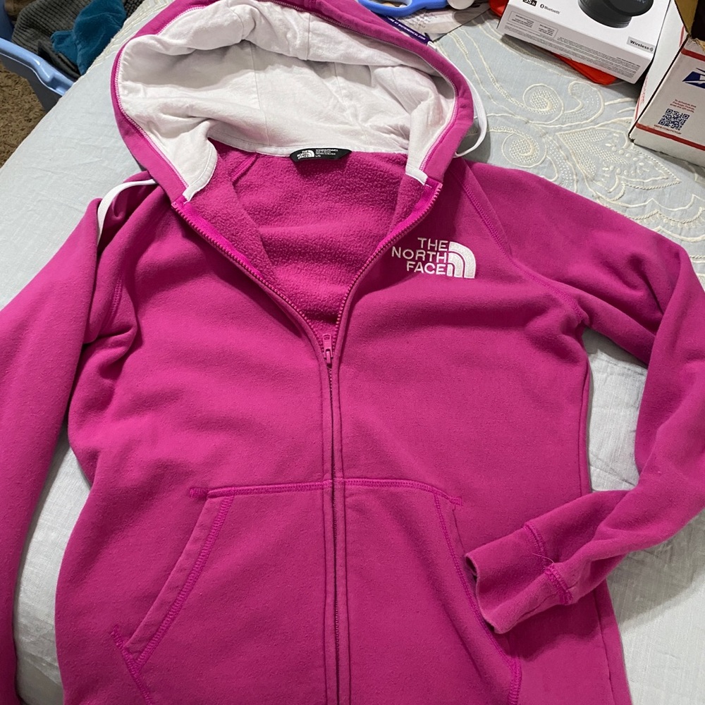 North Face zip front jacket